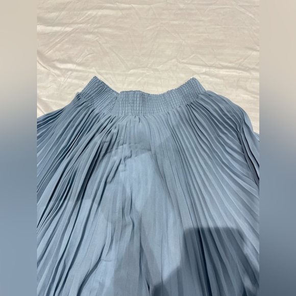 SKY BLUE PLEATED SKIRT FOR HER - Picture 3 of 4